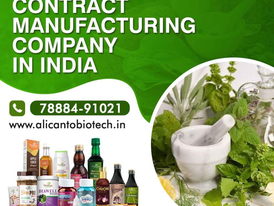 Ayurvedic contract manufacturing company in India